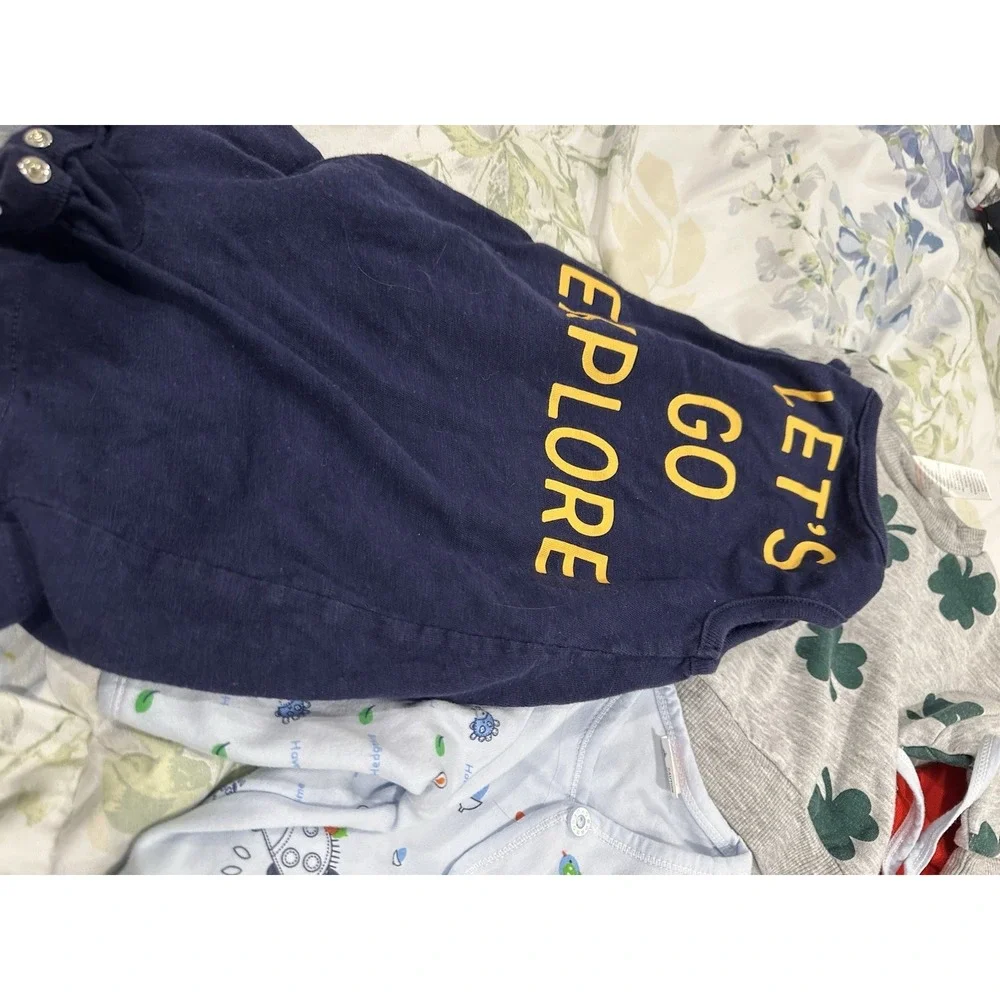 Lot Of 70 Baby Boy Clothes Sizes 0-3 Months